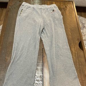 Gray sweatpants